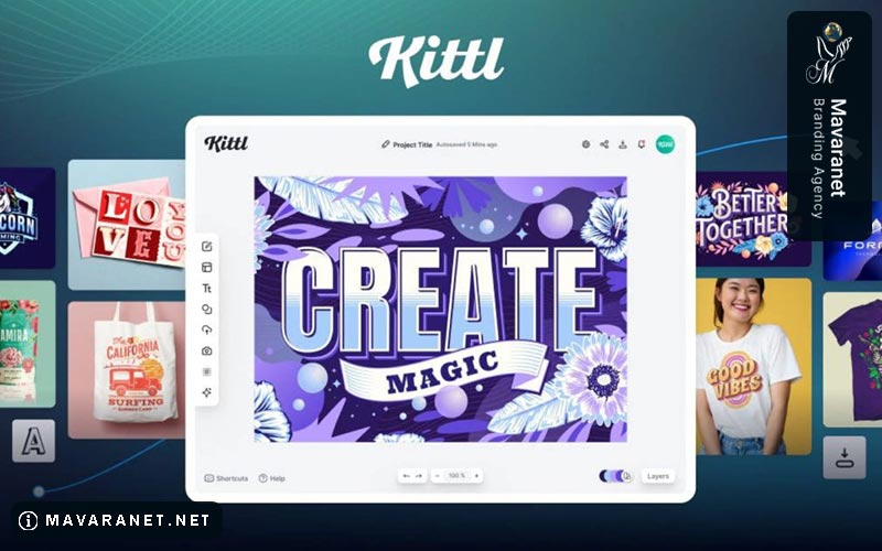 ابزار طراحی گرافیکی کیتل Kittl