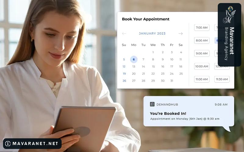 طراحی رابط کاربری ساده و ریسپانسیو یکی از موارد لازم الاجرا در سایت های نوبت دهی است