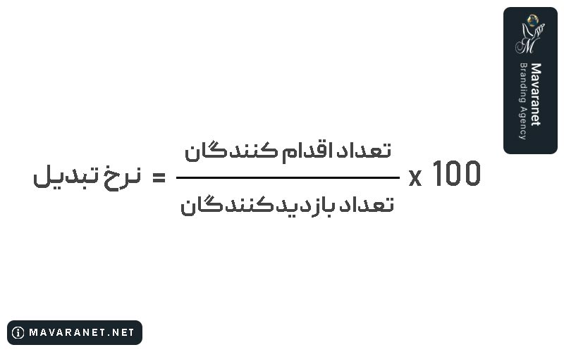 نحوه و فرمول محاسبه نرخ تبدیل در وب سایت