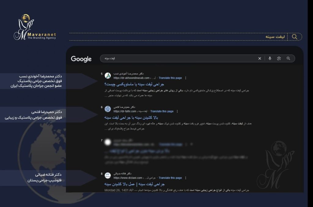 سئو سایت پزشکی توسط ماورانت